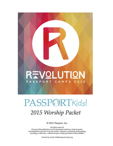 2015 PASSPORTkids! Worship Packet