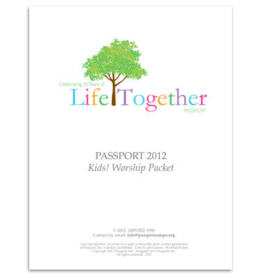 Kids Worship Packet 2012