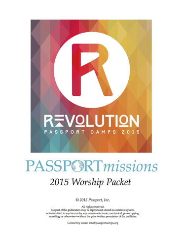 2015 PASSPORTmissions Worship Packet